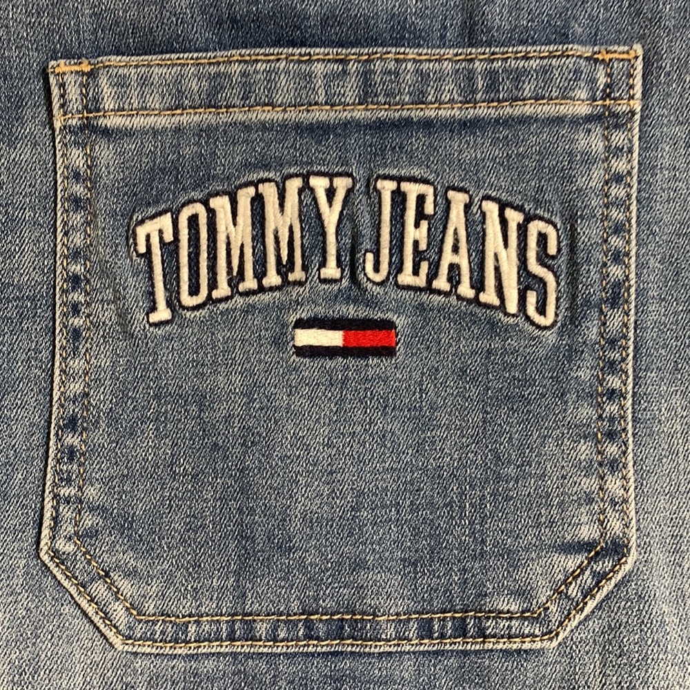 Tommy Hilfiger 'Long Beach' Women’s Denim Skirtall/Overall Dress-Size 29 NWT - Picture 3 of 11